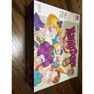 Milton Bradley Hands Down Complete Family Game 1992 Ages 6+ 3-4 Players